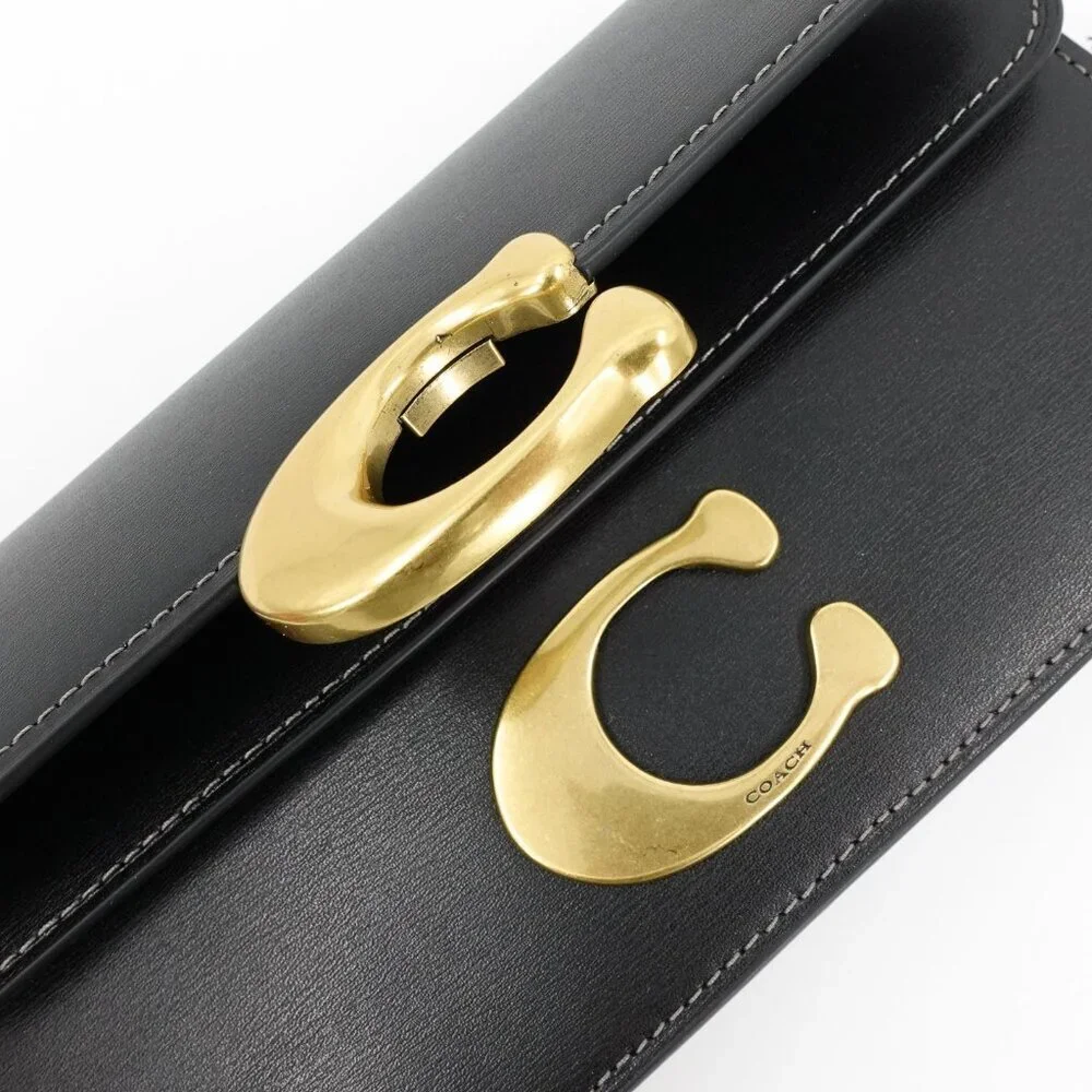 Coach Idol 23 Shoulder Bag Black OS - Picture 12 of 14